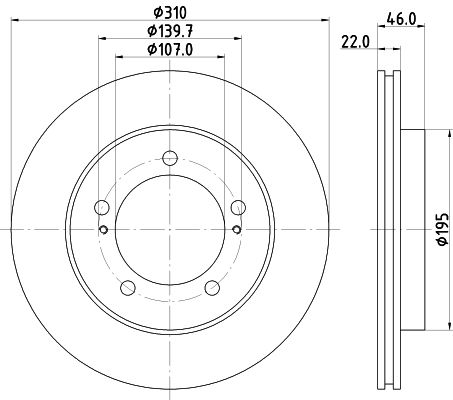 HELLA PAGID Piduriketas 8DD 355 112-991